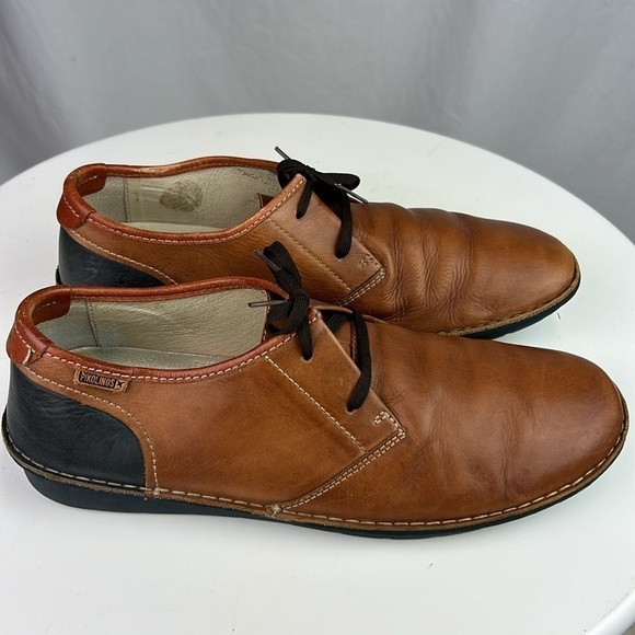 Pikolinos Men’s Leather Tan and Navy Lace-Up  Derby Shoe main image 11
